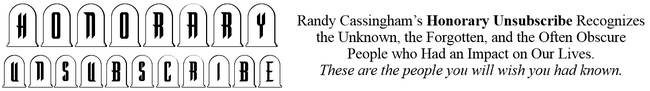 Honorary Unsubscribe